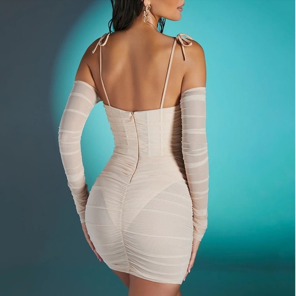 Mesh Bodycon Dress - Picture 6 of 15